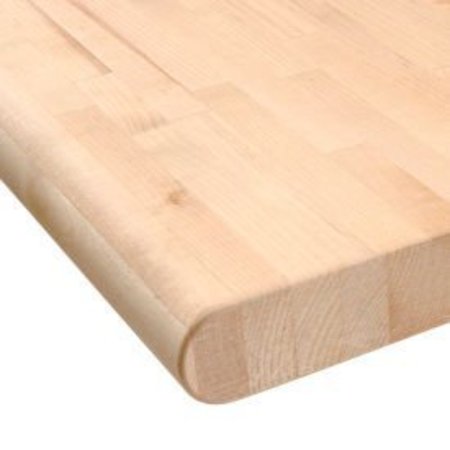 JOHN BOOS & CO Global Industrial„¢ Workbench Top, Maple Butcher Block Safety Edge, 48"W x 30"D x 1-3/4" Thick IST011-O-BN